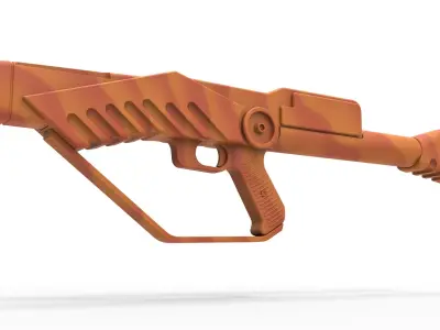 Suliban Rifle from Star Trek Enterprise TV series 3D model