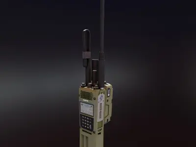 PRC 163 Falcon 4 Radio Low-poly 3D model