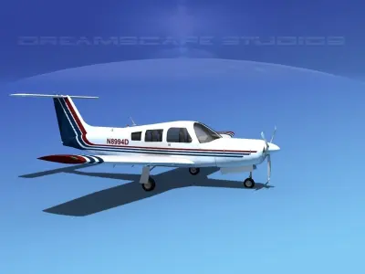 Piper PA-28R-201 Arrow III V11 3D model