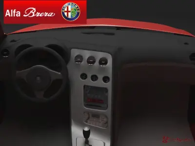 Alfa Romeo Brera 2005 Free 3D model