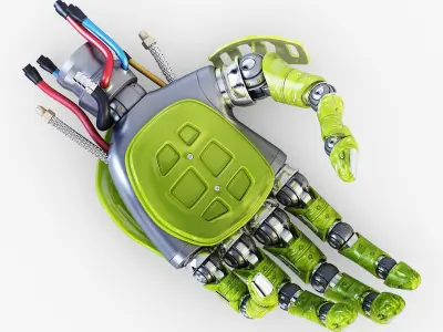 Bio robotic hand v 2 3D model