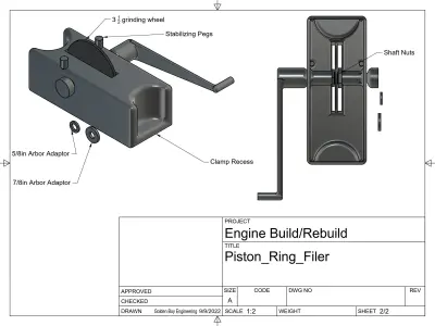 Piston Ring Filer Free 3D model
