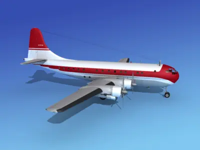 Boeing 377 Corporate 1 3D model