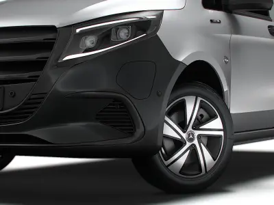 Mercedes Benz eVito Panel Van L1 2024 3D model