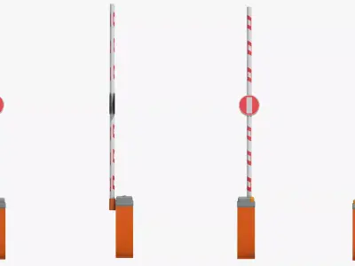 Vehicle Safety Barrier 3D model