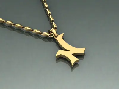 Pendant N-n1 3D print model