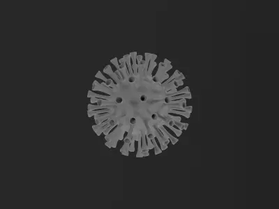 Corona Virus 3D model Free 3D model