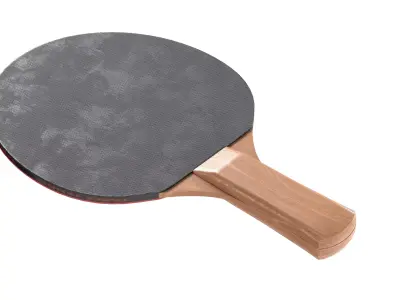 Table Tennis Paddles  Low-poly 3D model