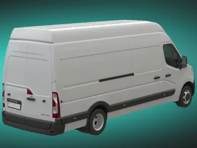 Renault Master 2015 PanelVan MAXI L4H3 RWD 3D model