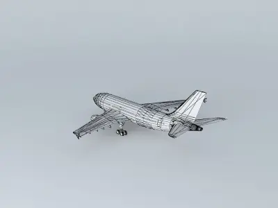 Airbus A310-300 3D model