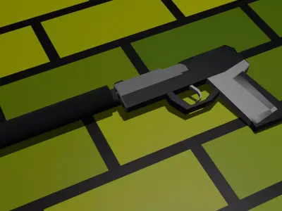 usp-s low poly Free 3D model