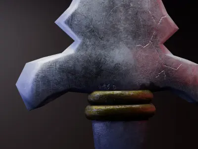 Medieval Dagger 3D - LowPoly Low-poly 3D model