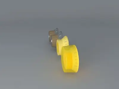 Guitar knobs Free 3D model