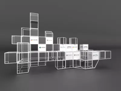 Square ornament 3D model