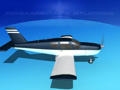 Socata TB-20 Trinidad V15 3D model