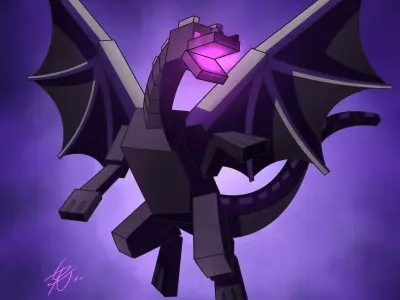 The EnderDragon pokemon dragon Free 3D model