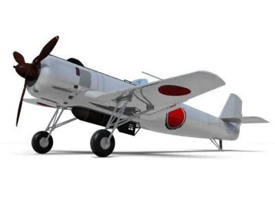 Nakajima Ki-115 Tsurugi 3D model