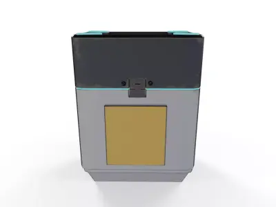Sci-Fi Storage Loot Crate 04 - PBR Game Ready Low-poly 3D model