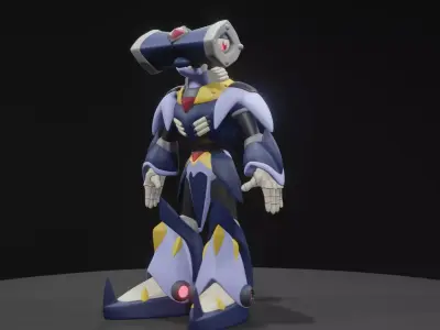 Metal Shark Player 3D model