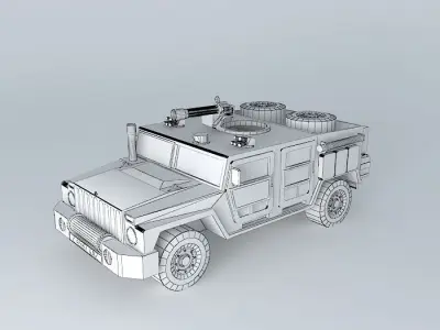 Tumen light armored transport vechicle Free 3D model
