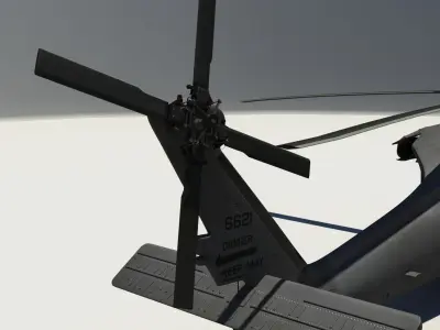 Military Blackhawk 3D model