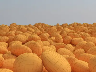 Pebble road part 2 3D model