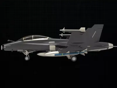McDonnell Douglas FA 18 Hornet 3D model