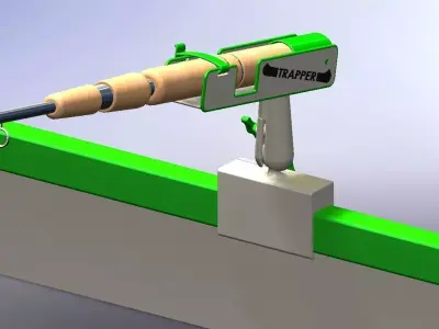 Rodholder rapper tool with handle Free 3D model