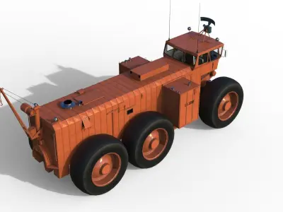 LeTourneau TC-479 mark 2 overland train 3D model