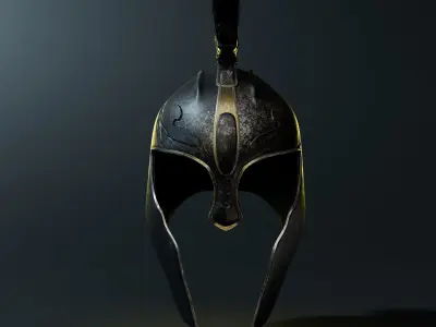 Helmet of Achilles 3D model 3D model