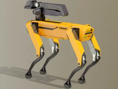 Spot Robot Boston Dynamics Low-poly 3D model