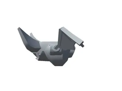 LaserBat bird Free low-poly 3D model