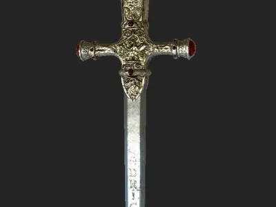 Sword of Gryffindor Low-poly 3D model