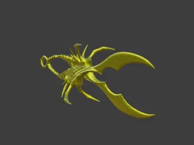 Scorpion kunai from Mortal Kombat 11 - Blazing Retribution 3D print model