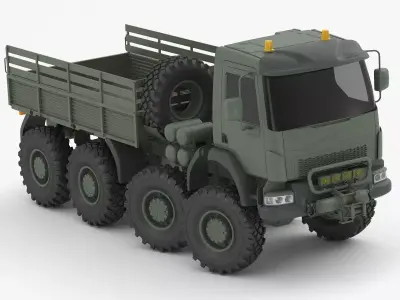 Military Truck 8x8 3D model