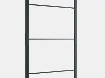 SKYTTA Sliding door frame 1 Low-poly 3D model