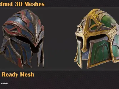 MK-Helmet-VOL73 3D model
