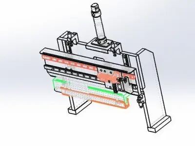 Clever cylinder driving module equipment 3D model