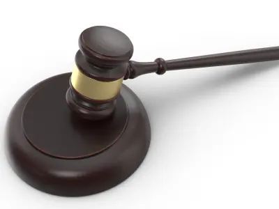 Gavel 3D model