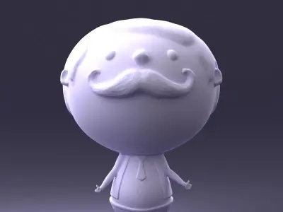 Toy man 0030 3D Print Ready 3D print model