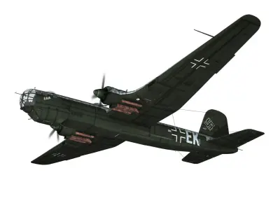 Heinkel He-177 - Greif - 6NEK 3D model