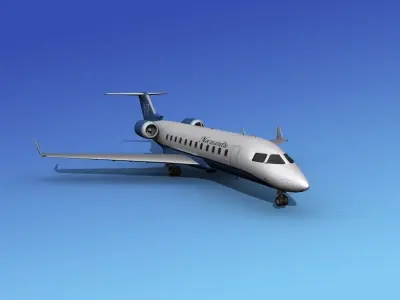 Canadair CRJ100 Normandie 3D model