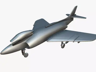 Supermarine Scimitar - 3D Printable Model 3D print model