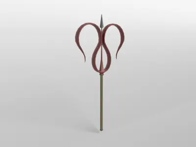 Lowpoly Sword 017 Low-poly 3D model