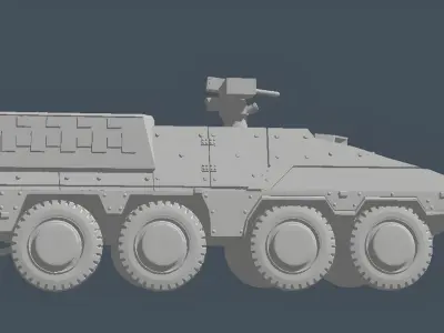 BTR BOXER 8X8 3D MODELS TOY GRADES 3D print model