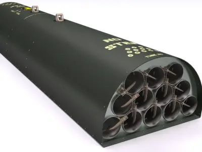 LWL-12-A Rocket Launcher 3D model