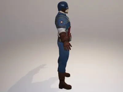 Captain America Free 3D model