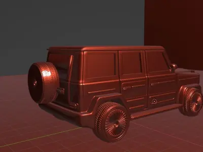 mercedes gelandewagen 3D print model