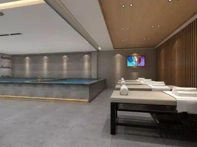 Spa Recreation Center 3D model