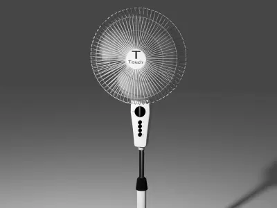 Tall Fan Free 3D model